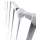 BabyDan fehér toldóelem Flex térkorláthoz, 72 cm