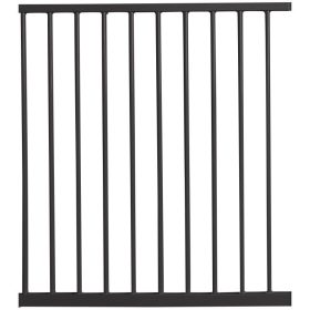   Baby Dan extra széles fém toldalék, Asta és Premier rácsokhoz, 64,5 cm, fekete