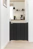 Baby Dan Alma Fekete lamellás ajtórács 55-89 cm csavarozható