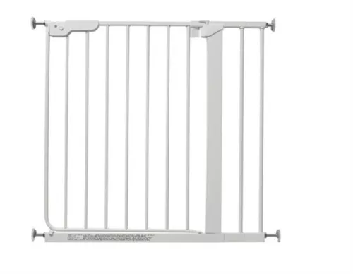 BabyDan Védőrács Maja 2 toldattal 74-80 cm - white