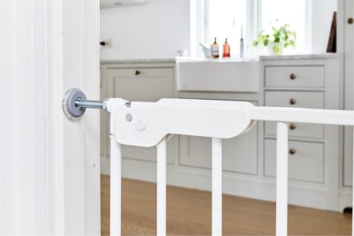 Baby Dan Nyomászárórács Lise 60,5 - 66,5 cm - fehér/fém 