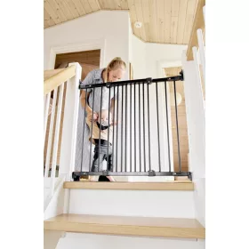   BabyDan Térrács Ebba 67-105,5 cm fém csavarozható - fekete