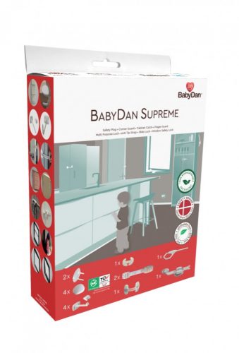 BabyDan Starter safety set biztonsági csomag 16 db, BIO