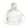 Difrax Széles állítható szilikon cumi 1-2-3 Variflow Natural 2 db