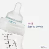 Difrax Széles állítható szilikon cumi 1-2-3 Variflow Natural 2 db