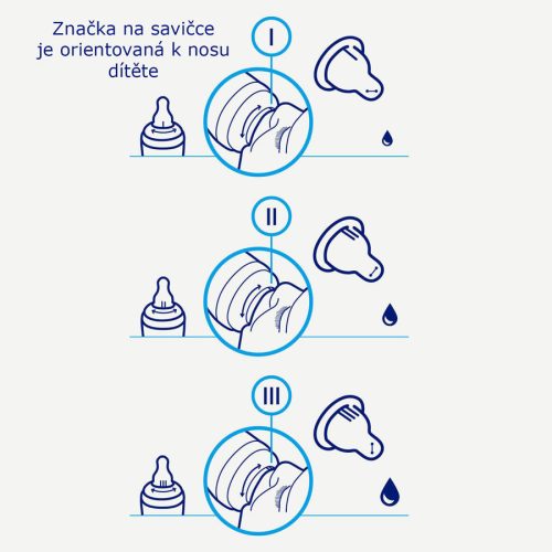 Difrax széles állítható szilikon cumi 1-2-3 Variflow Natural, 2 drb