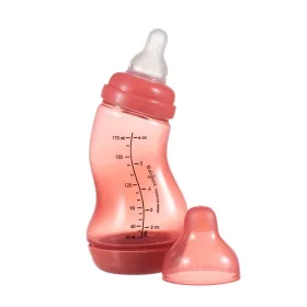 Difrax Anti-colic S-cumisüveg 170 ml - korall