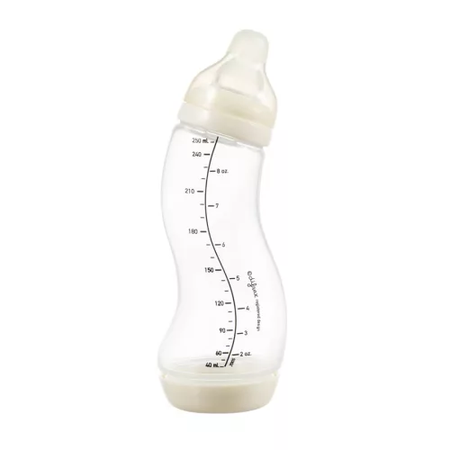 Difrax Anti-colic S-cumisüveg 250 ml - krém színű