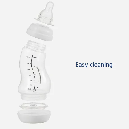 Difrax Anti-colic S-cumisüveg 250 ml - téglapiros