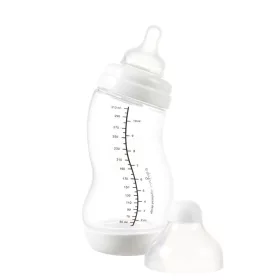Difrax Széles anti-colic S-cumisüveg 310 ml - fehér