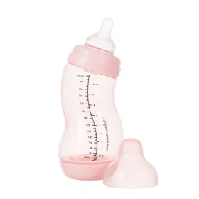Difrax széles anti-colic S-cumisüveg 310 ml - rózsaszín