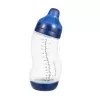 Difrax Széles anti-colic S-cumisüveg 310 ml - sötétkék