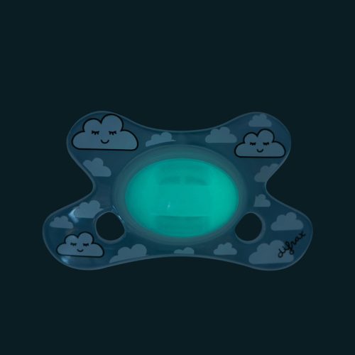 Difrax sötétben világító cumi Natural 0+