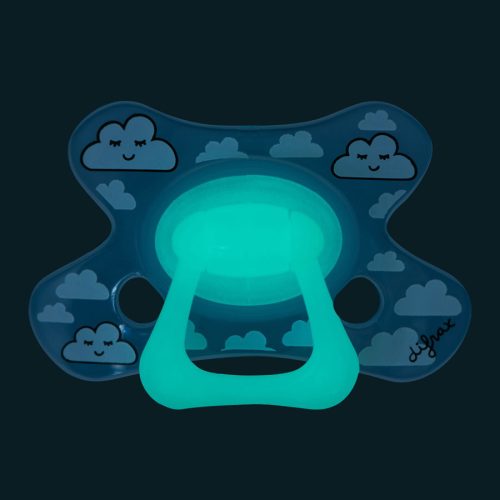 Difrax sötétben világító cumi Natural 12+