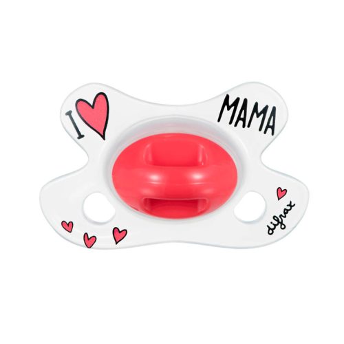 Difrax anatomikus cumi újszülöttek számára, I LOVE MAMA