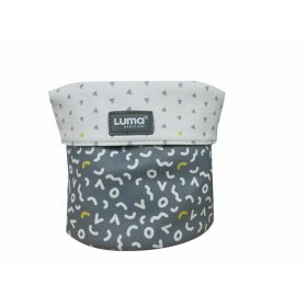 LUMA Kicsi tárolókosár - Memphis Grey