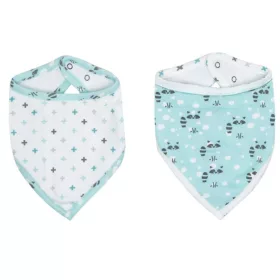   LUMA Bandana nyálfogó kendő - Racoon Mint limitált kollekció