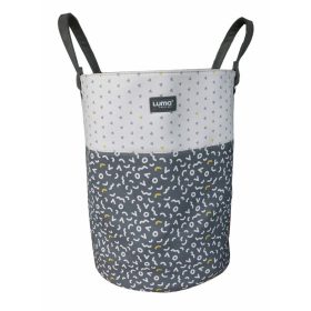 LUMA Nagy tárolókosár - Memphis Grey