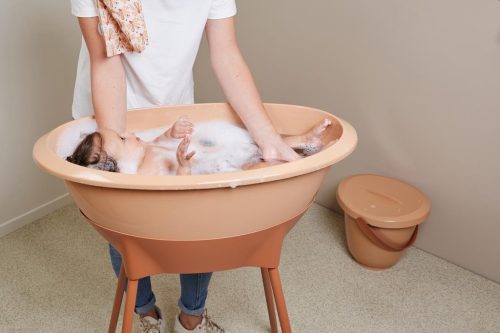 LUMA Bambusz muszlin pelenka 110x110 cm - Flowerfever Nude