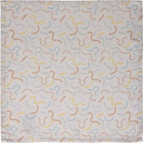 LUMA Muszlin Arctörlő kendő 3db - Multi Lines