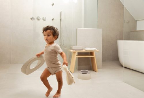 LUMA Toalett tréning szett - Almond