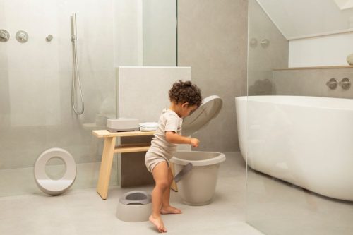 Luma Pelenkatároló vödör fedéllel - Almond