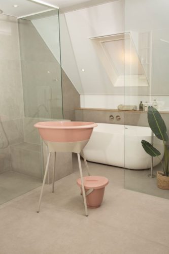 Luma Pelenkatároló vödör fedéllel - Blush Pink