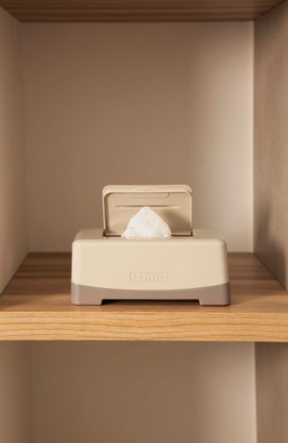 LUMA Nedves törlőkendő tároló - Almond