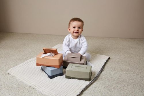 LUMA Nedves törlőkendő tároló Iron Blue