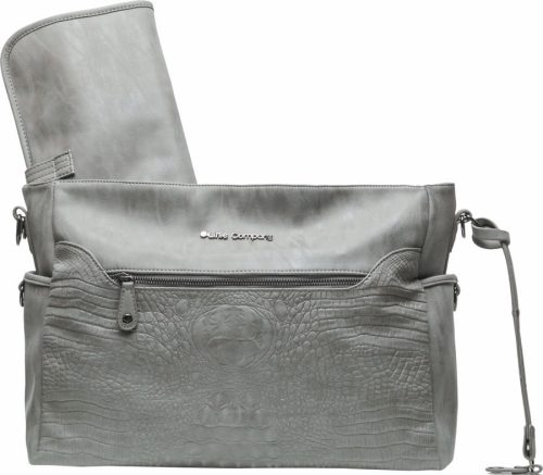 Pelenkázó táska Copenhagen Croco Grey krokodíl minta