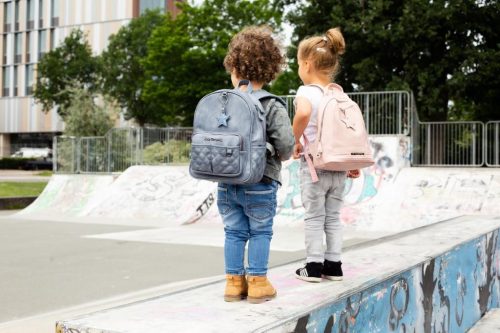 Gyerek hátizsák Little Company Mika quilted Blue