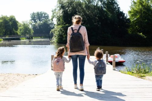 Little Company Gyerek hátizsák Mika quilted - Blue