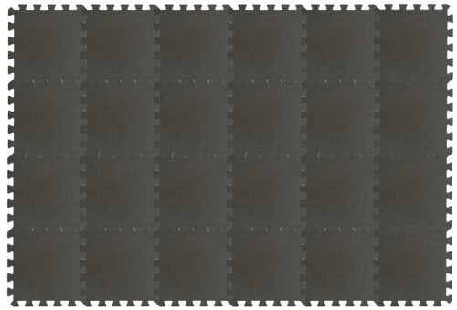 Puzzle habszivacs játszószőnyeg szett Cool Grey 180x120cm