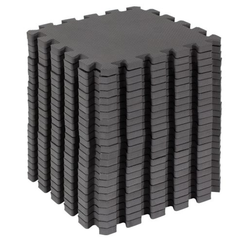 Puzzle habszivacs játszószőnyeg szett Cool Grey 180x120cm