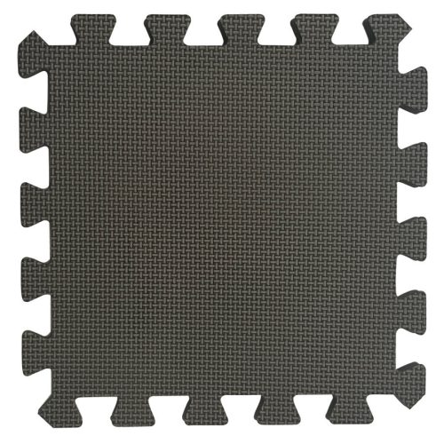 Puzzle habszivacs játszószőnyeg szett Cool Grey 150x150cm