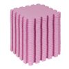 Puzzle habszivacs játszószőnyeg szett Pink 150x150cm