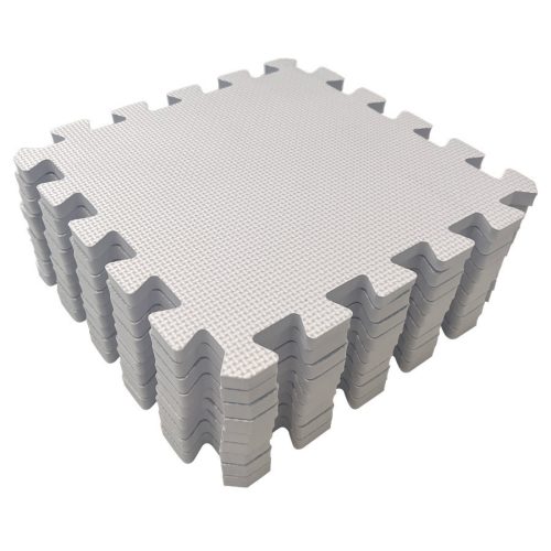 Puzzle habszivacs játszószőnyeg Silver 90x90 cm