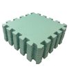 Puzzle habszivacs játszószőnyeg Light Green 90x90 cm