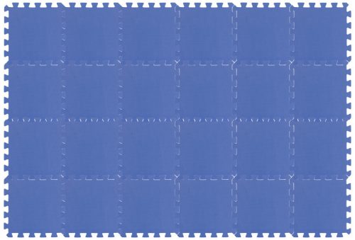 Puzzle habszivacs játszószőnyeg szett Blue 180x120cm