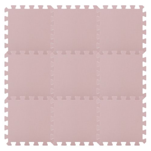 Puzzle habszivacs játszószőnyeg Light Pink 90x90 cm