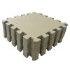 Puzzle habszivacs játszószőnyeg Light Beige 90x90 cm