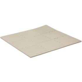   Rialto Baby Puzzle habszivacs játszószőnyeg szegéllyel 92x92 cm - Light Beige