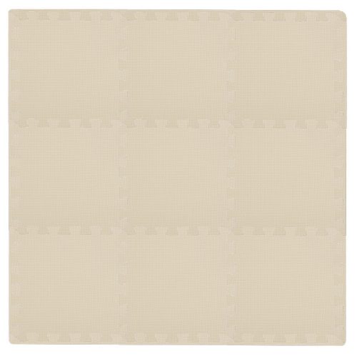 Rialto Baby Puzzle habszivacs játszószőnyeg szegéllyel 92x92 cm - Light Beige