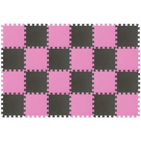   Rialto Baby Puzzle habszivacs játszószőnyeg szett 180x120cm - Pink Grey