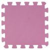Puzzle habszivacs játszószőnyeg szett Pink Grey 180x120cm