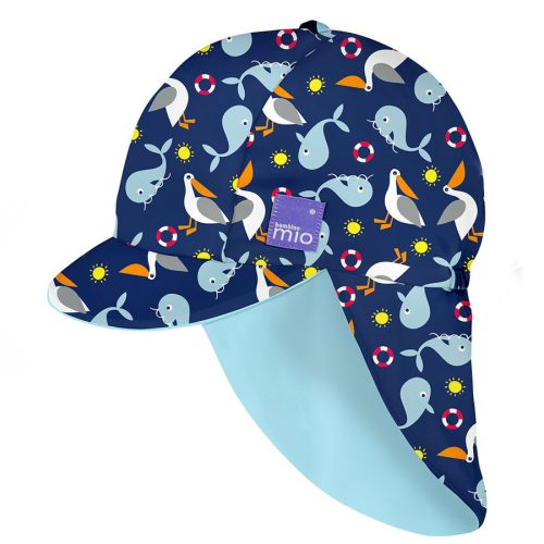 Bambino Mio Gyermek UV szűrős fürdő sapka, UV 50+, méret L/XL, Nautical