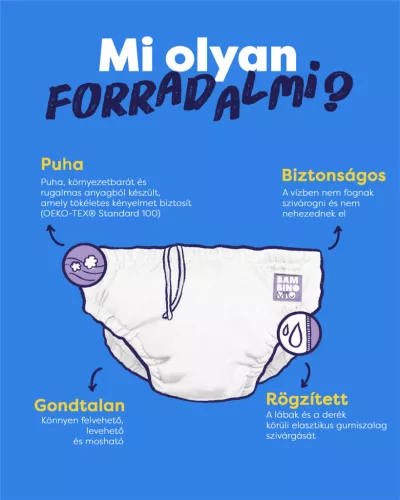 Bambino Mio Úszópelenka Bubbles 2-3 év