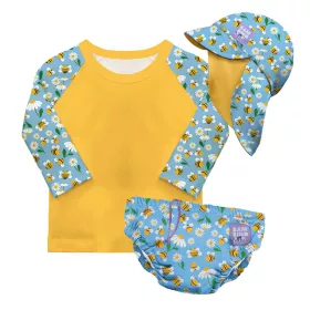 Bambino Mio baba fürdőruha szett Busy Bees, 2-3 év