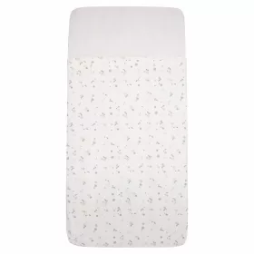   Witlof for Kids megerősített szegéllyel ellátott lepedő Tuck-inn 60x120 cm Vintage Flowers
