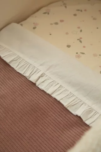 Witlof for Kids megerősített szegéllyel ellátott lepedő Tuck-inn 60x120 cm Vintage Flowers